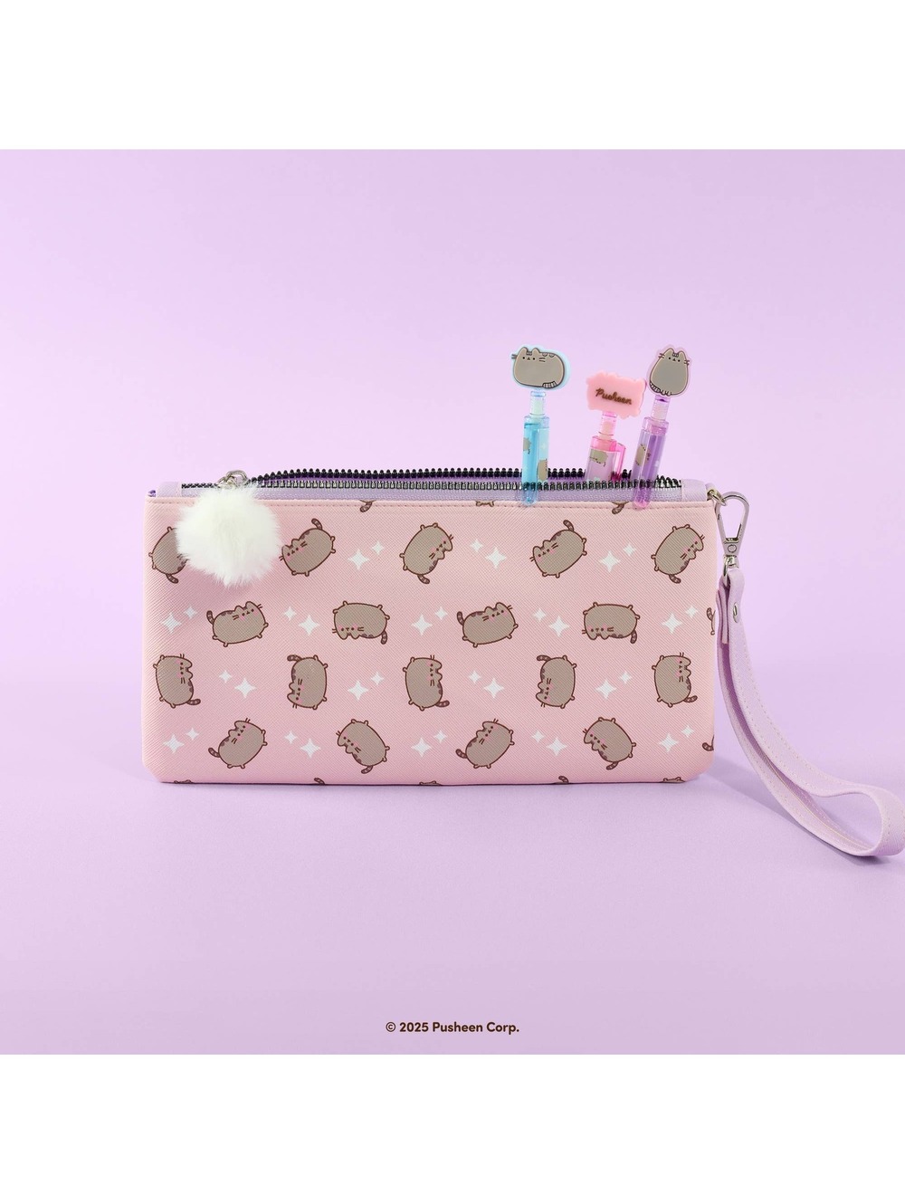 Pusheen Sparkles Pencil Pouch with Wrist Strap